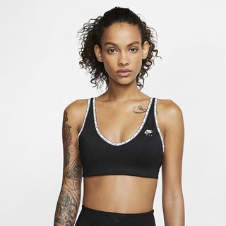 Maieu Nike Air Indy Light-Support Dama Negrii Albi | FKYM-15089